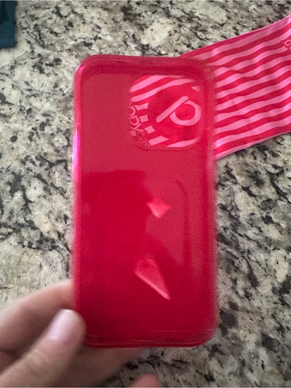 Loopy case berry stripes - Picture 3 of 3
